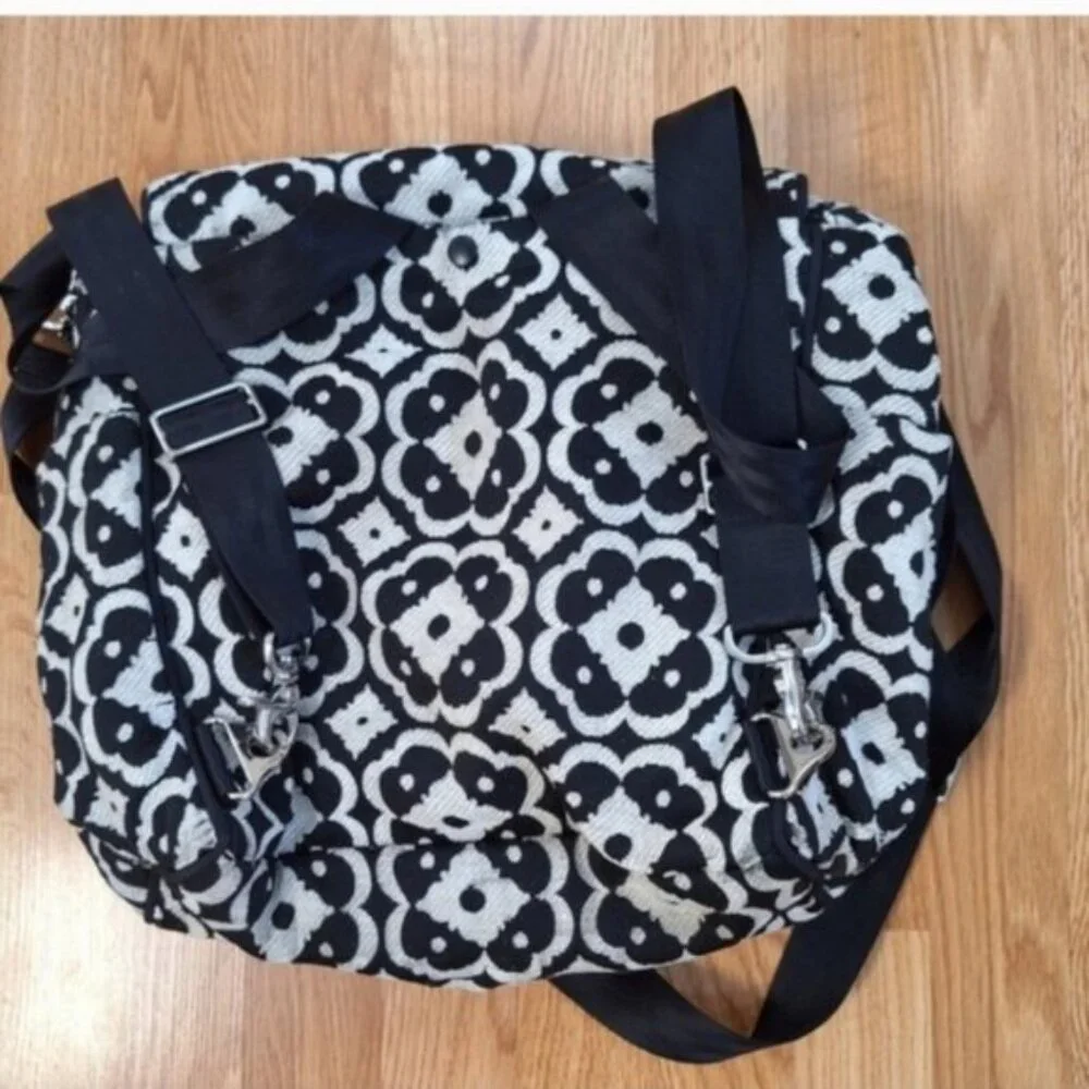 PETUNIA PICKLE BOTTOM Abundance Boxy Backpack Diaper Bag with Changing Pad